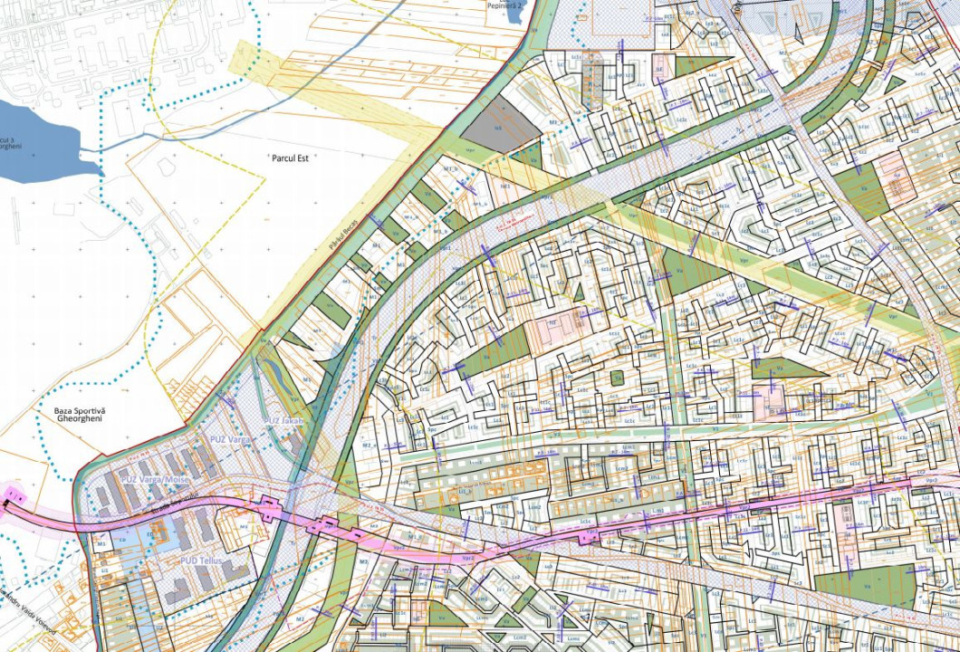 Teren cu PUZ in lucru, zona Baza Sportiva Gheorgheni, Cluj - Napoca