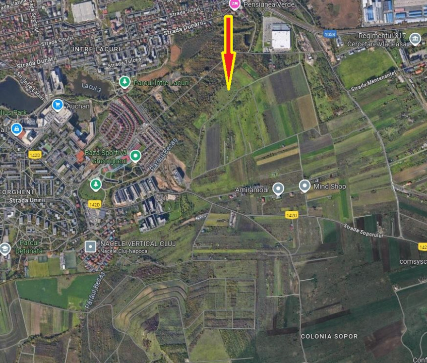 Teren cu PUZ in lucru, zona Baza Sportiva Gheorgheni, Cluj - Napoca