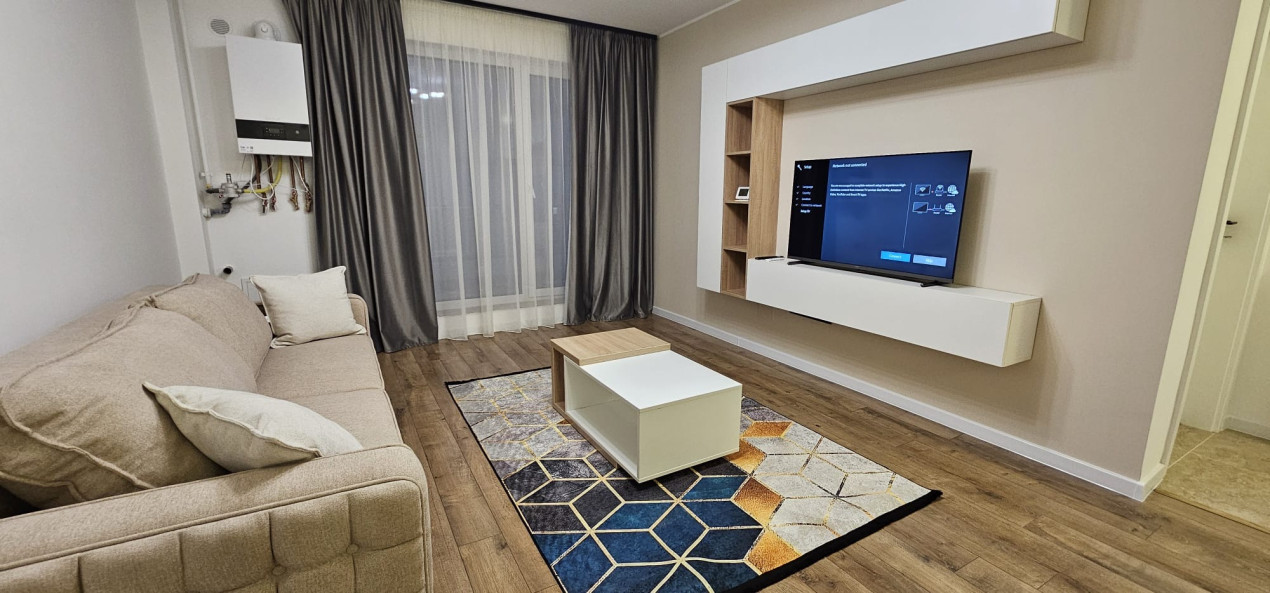 Apartament aflat la prima închiriere, 2 camere, Dunării Park, bloc nou