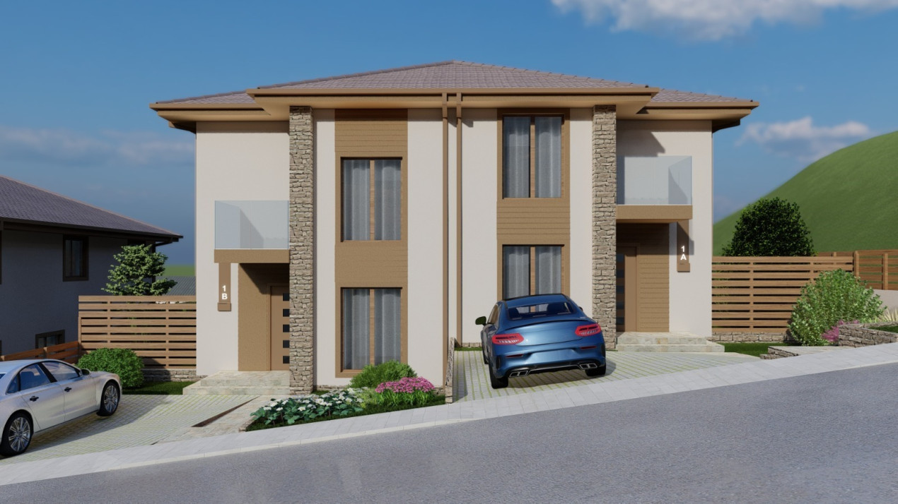 Casa finisata la cheie in zona Bonas 