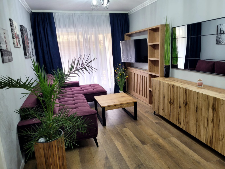 Apartament cu 2 camere ultramodern, cu gradina, în Viva City