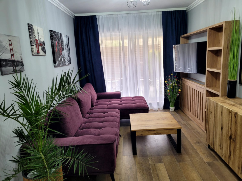 Apartament cu 2 camere ultramodern, cu gradina, în Viva City