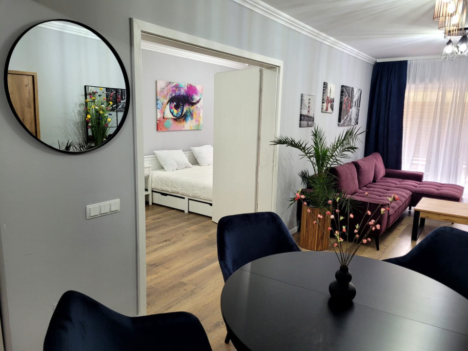 Apartament cu 2 camere ultramodern, cu gradina, în Viva City