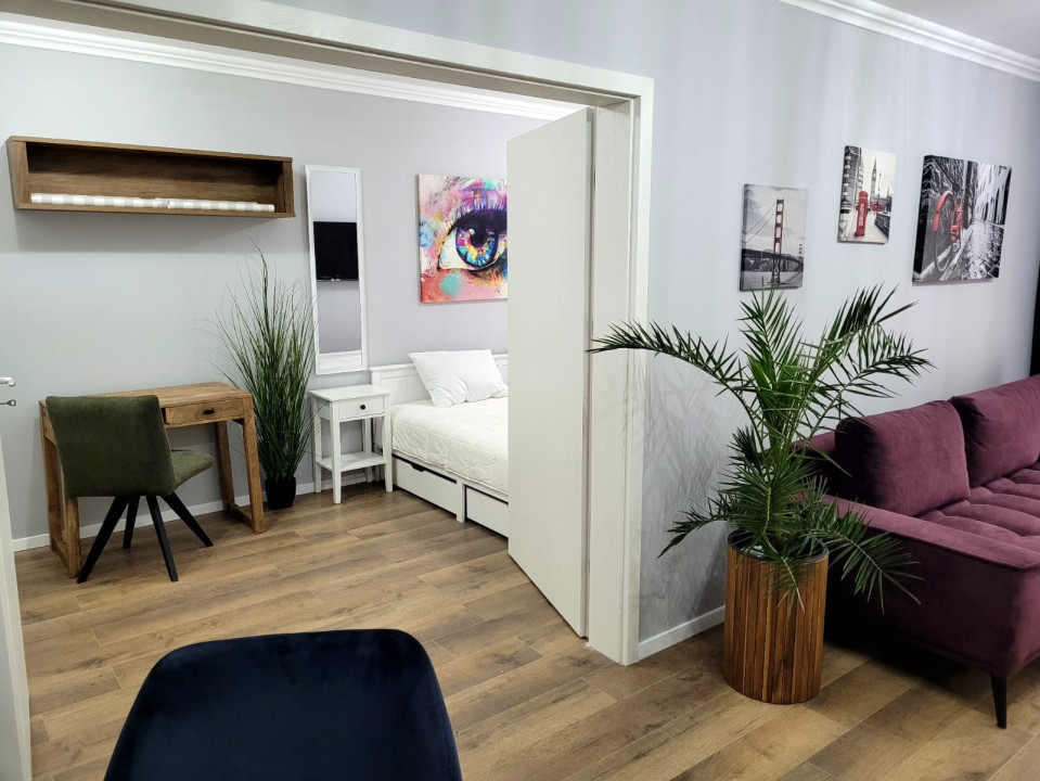 Apartament cu 2 camere ultramodern, cu gradina, în Viva City