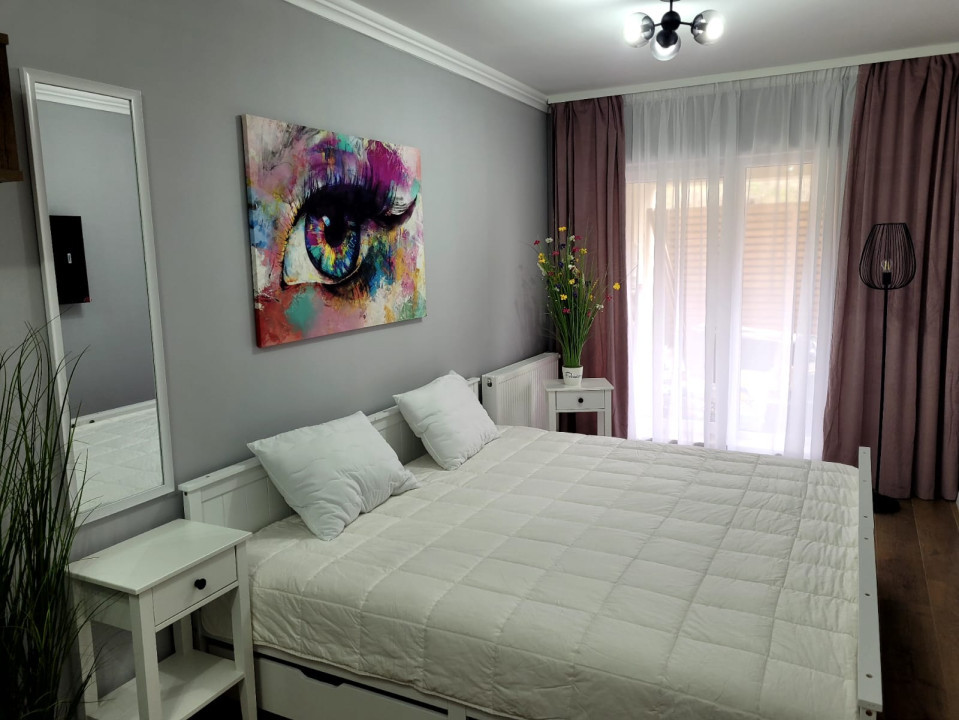 Apartament cu 2 camere ultramodern, cu gradina, în Viva City