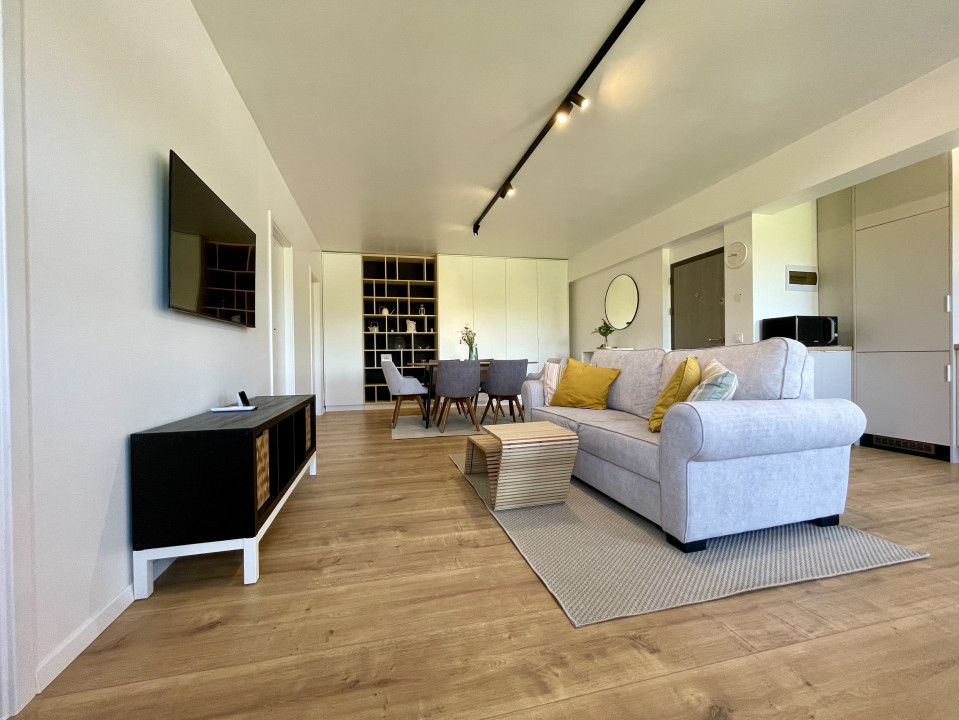 Închiriere 3 camere, 70mp, dormitor cu baie proprie