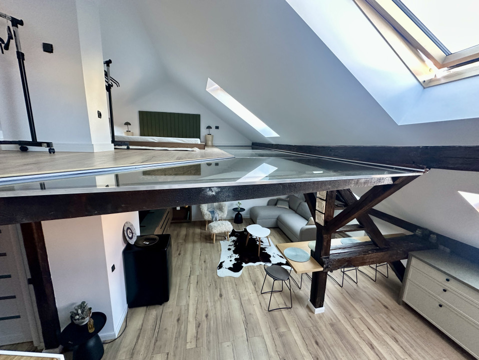 Apartament modern, cu loft, lângă strada Horea, prima închiriere!