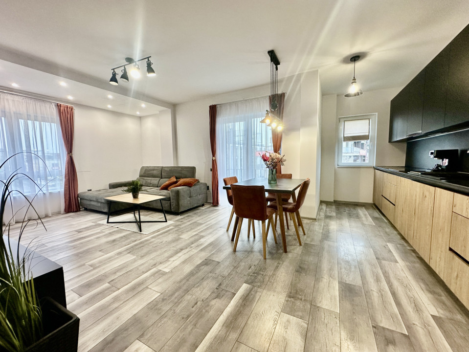 Apartament 2 camere de închiriat – Buna Ziua, 59 mp, parcare subterana