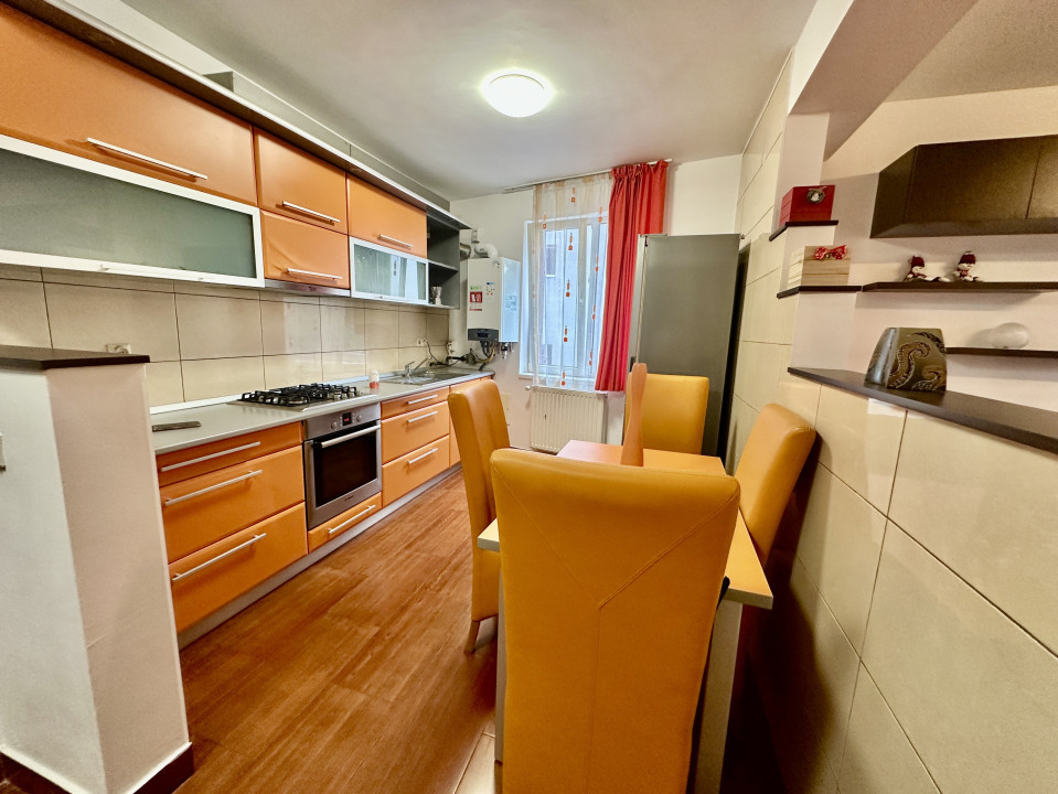 Apartament 2 camere mobilat – balcon 14 mp, boxă, lângă Grand Hotel Italia