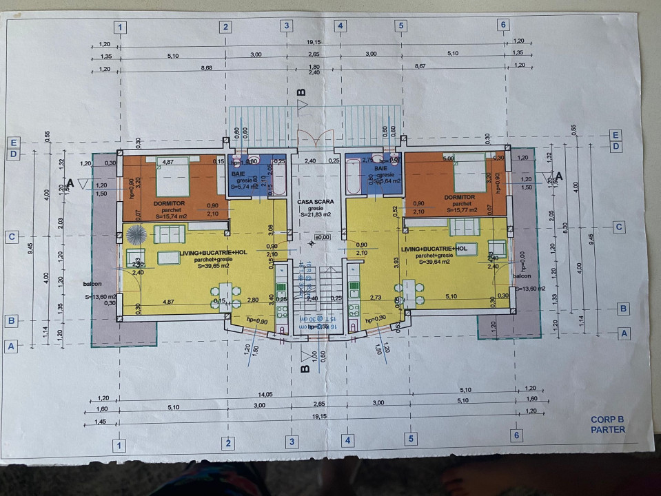 Apartament 2 camere mobilat – balcon 14 mp, boxă, lângă Grand Hotel Italia