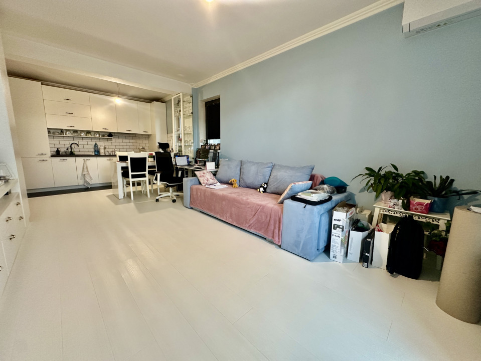 Apartament finisat și mobilat modern, cu parcare subterană – Mărăști, bloc nou