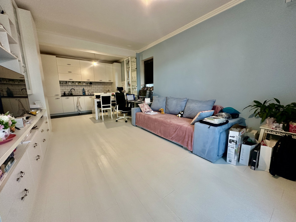 Apartament finisat și mobilat modern, cu parcare subterană – Mărăști, bloc nou