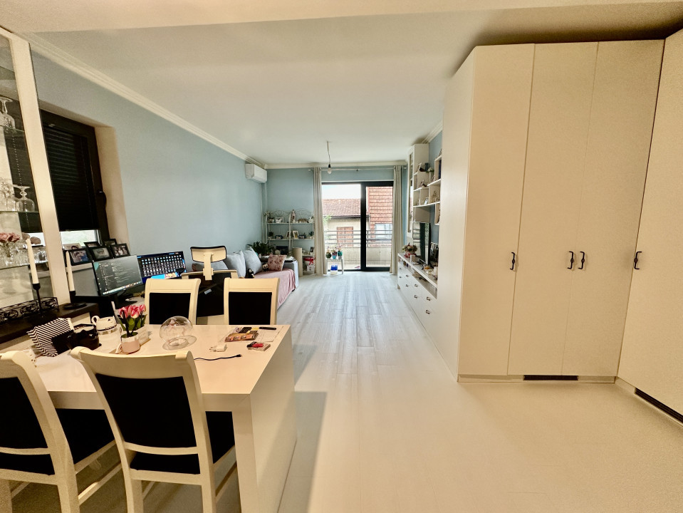 Apartament finisat și mobilat modern, cu parcare subterană – Mărăști, bloc nou