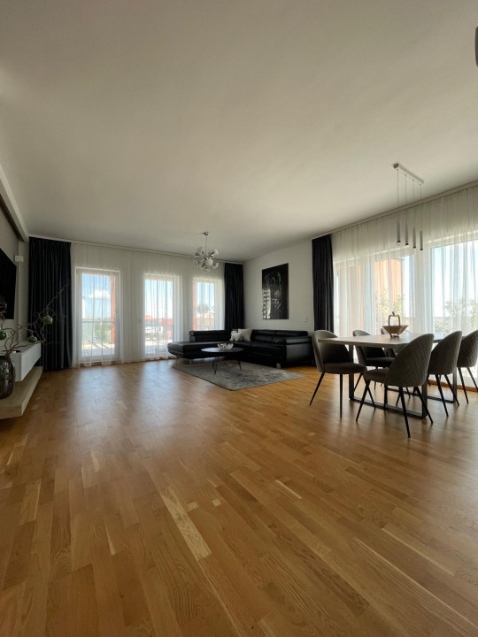 Apartament de lux, modern și spațios, 3 camere și terasă de 100mp, Buna Ziua
