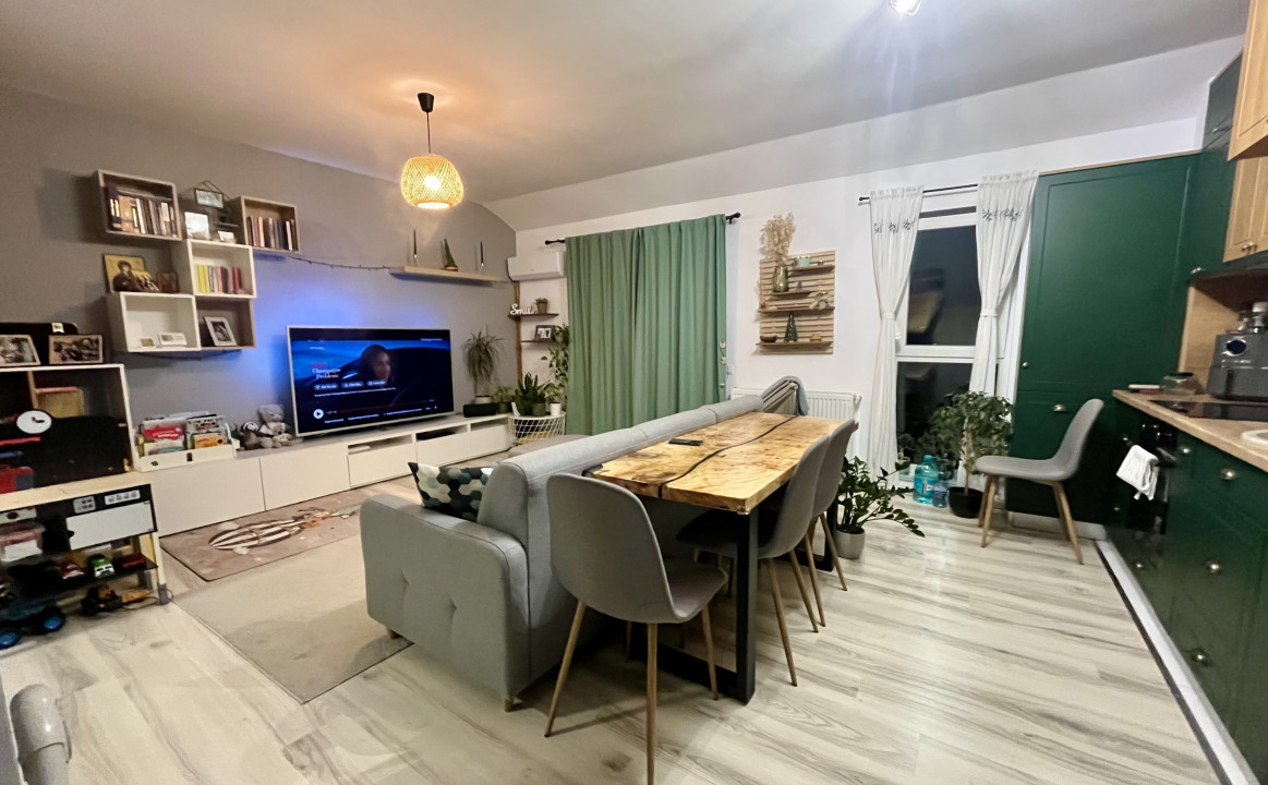 Apartament luminos și renovat modern, 2 camere, zona Eroilor-Florești 